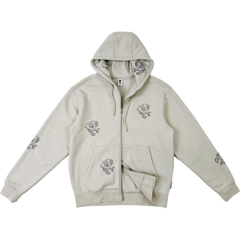 LOVIAH LITTLE MAN ZIP HOOD SAND SMALL