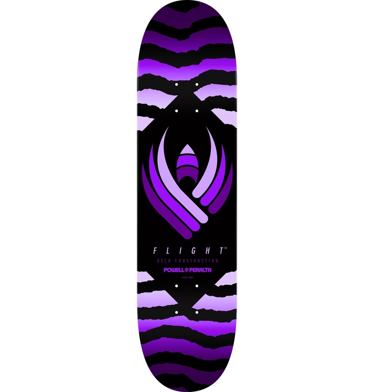 Powell Peralta Flight Safari Skateboard Deck – 8.5 Purple
