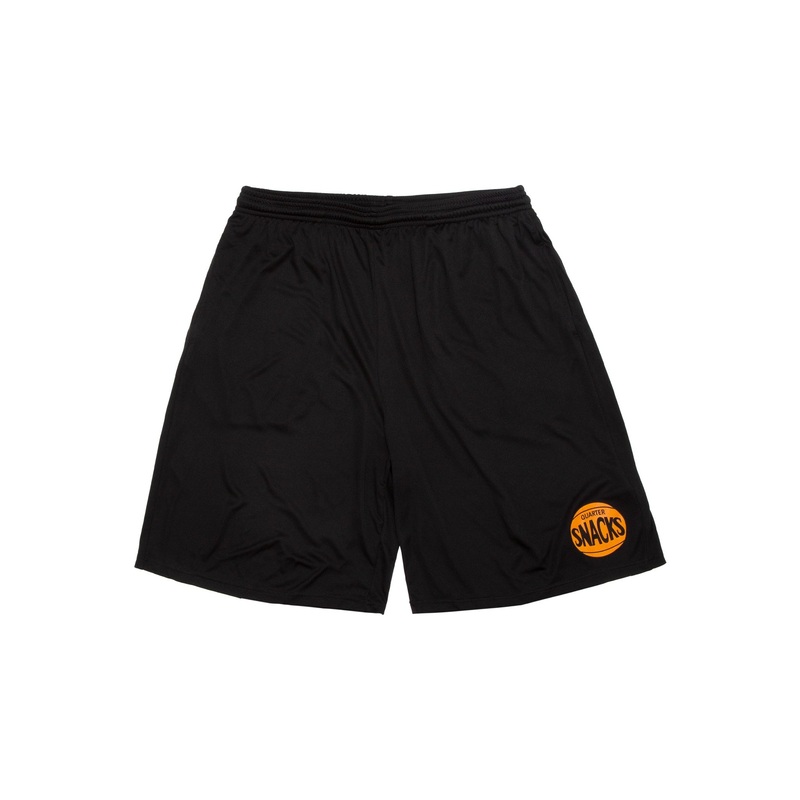 Quarter Snacks 70’s Logo Gym Shorts – Black Small