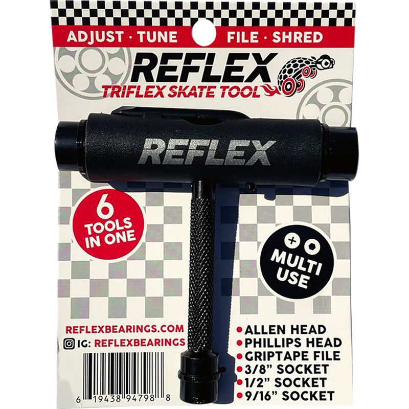 Reflex Triflex Multi-Purpose Skate Tool – Black