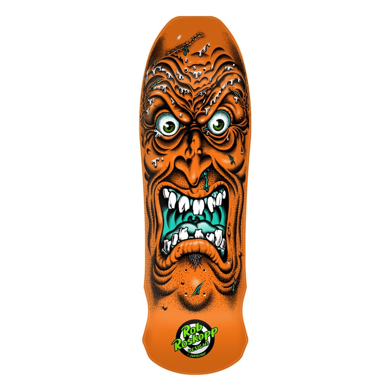 SANTA CRUZ REISSUE DECK ROSKOPP FACE ORANGE (9.5″) 9.5″
