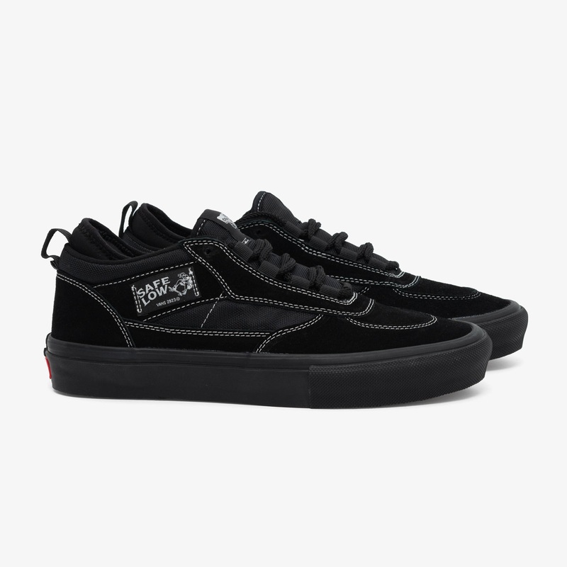 Skate Safe Low (Black/Black) 4.5