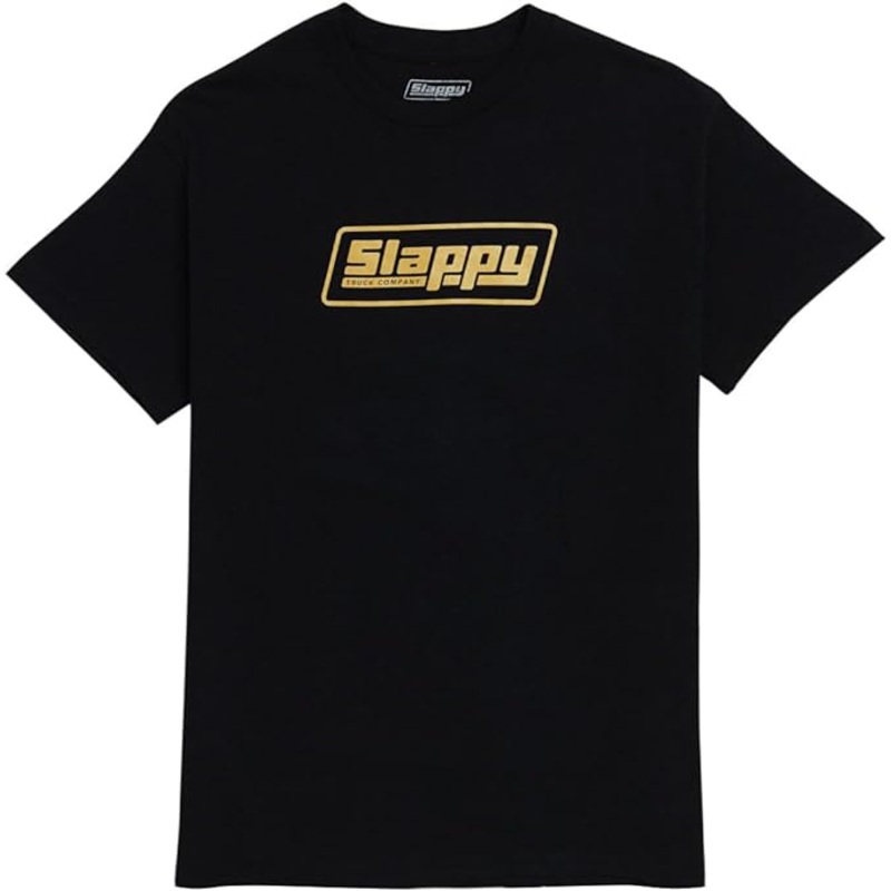 SLAPPY TRUCKS OG LOGO TEE BLACK MEDIUM