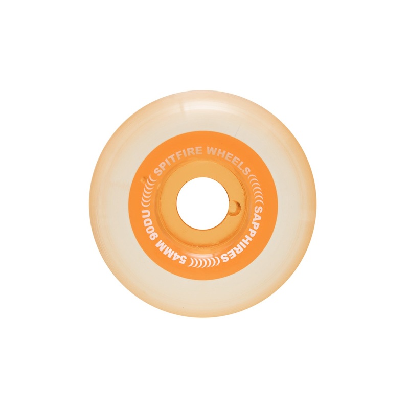 Spitfire Sapphire Wheel 90DU 54mm Clear/Orange