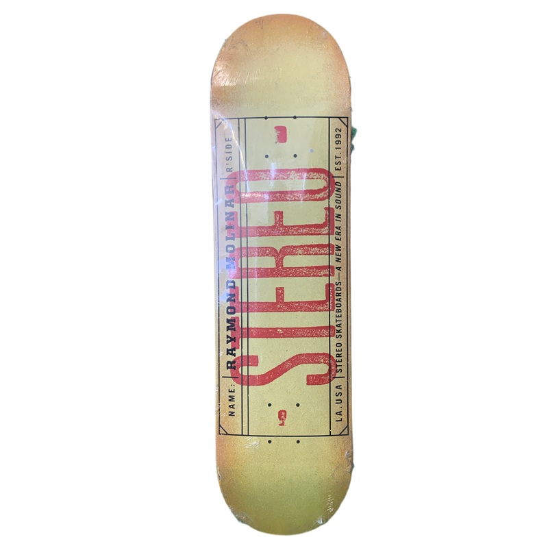 Stereo Raymond Molinar Ticket 8″ Classic Skateboard Deck