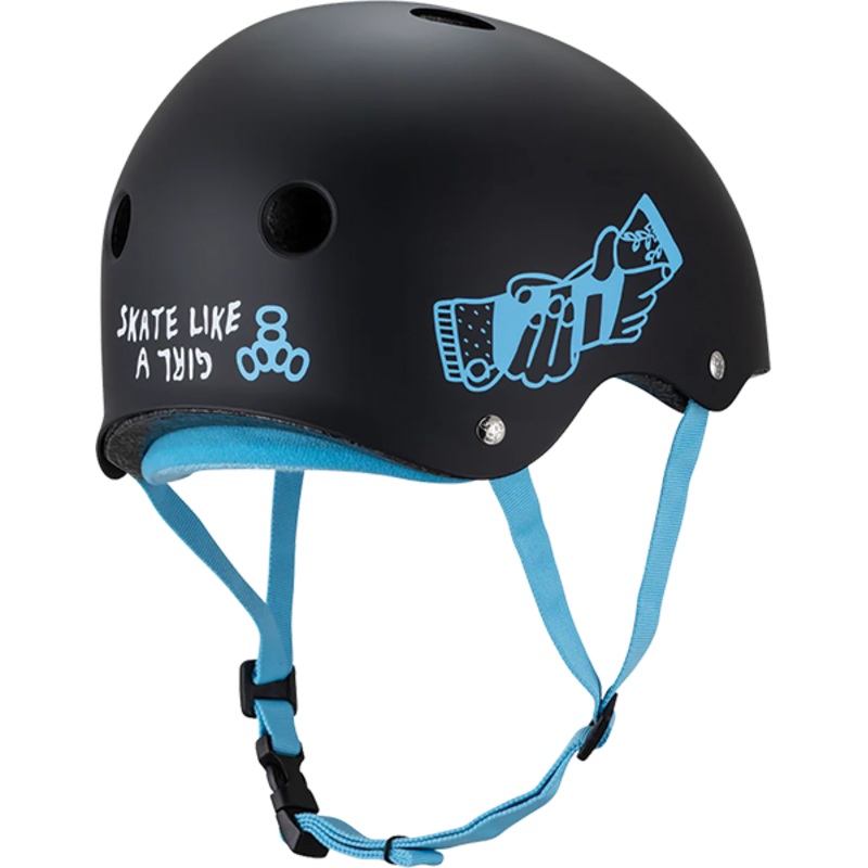 T8 CERTIFIED SWEATSAVER SKATE LIKE A GIRL BLK S/M