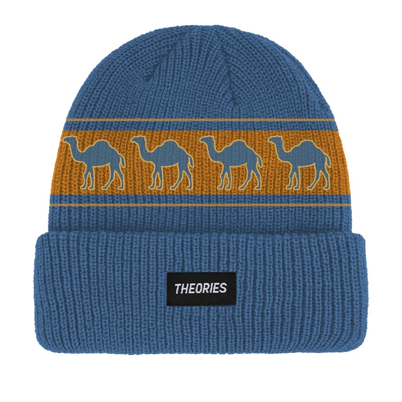 Theories Sahara Beanie Blue/Burnt Orange