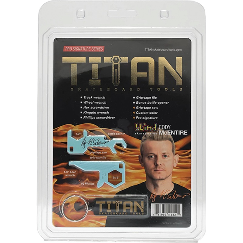 TITAN SKATE TOOL MCENTIRE PRO SIGNATURE SERIES BLU