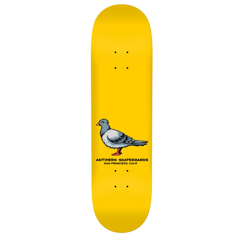 ANTIHERO TEAM PIGEON SHORT WHEEL BASE DECK (8.32″) 8.32″