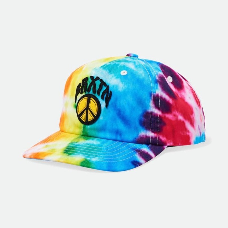 BRIXTON PEACE OUT MP SNAPBACK ACID TIE DYE