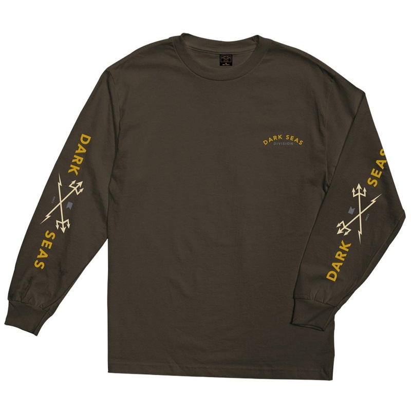 DARK SEAS HEADMASTER LS TEE COFFEE SMALL