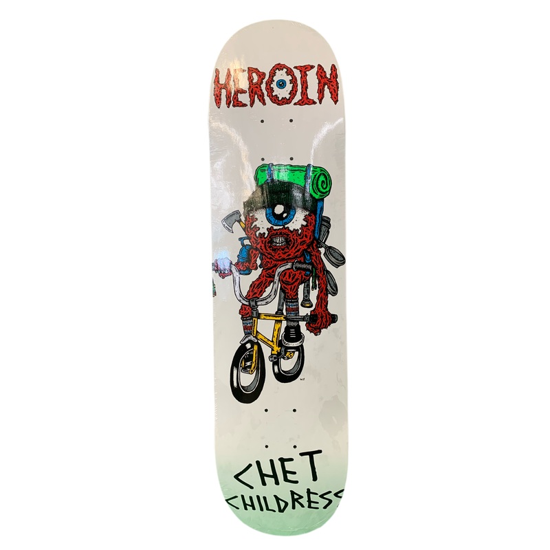 Heroin Chet Childress Eyeball 8.0″ Classic Skateboard Deck