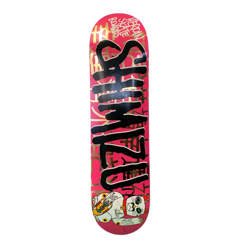 Heroin Daniel Shimizu Lucky Cat Pink 8.25 Classic Skateboard Deck