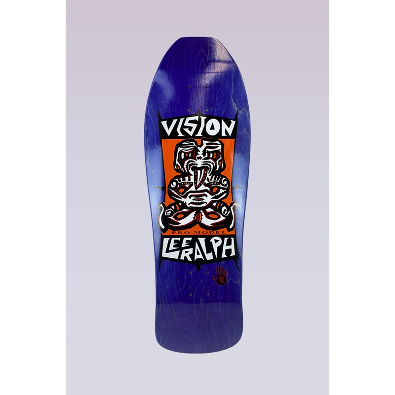 Lee Ralph Tiki Skateboard Deck – 10″x31.75″ – Purple Stain