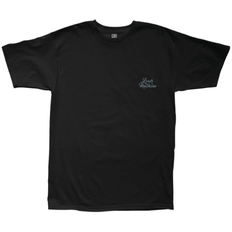 LOSER MACHINE LAST BREATH STOCK TEE BLACK SMALL