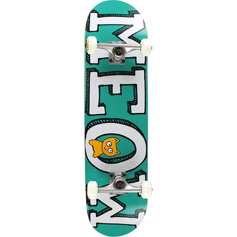 MEOW LOGO COMPLETE GREEN 7.75″