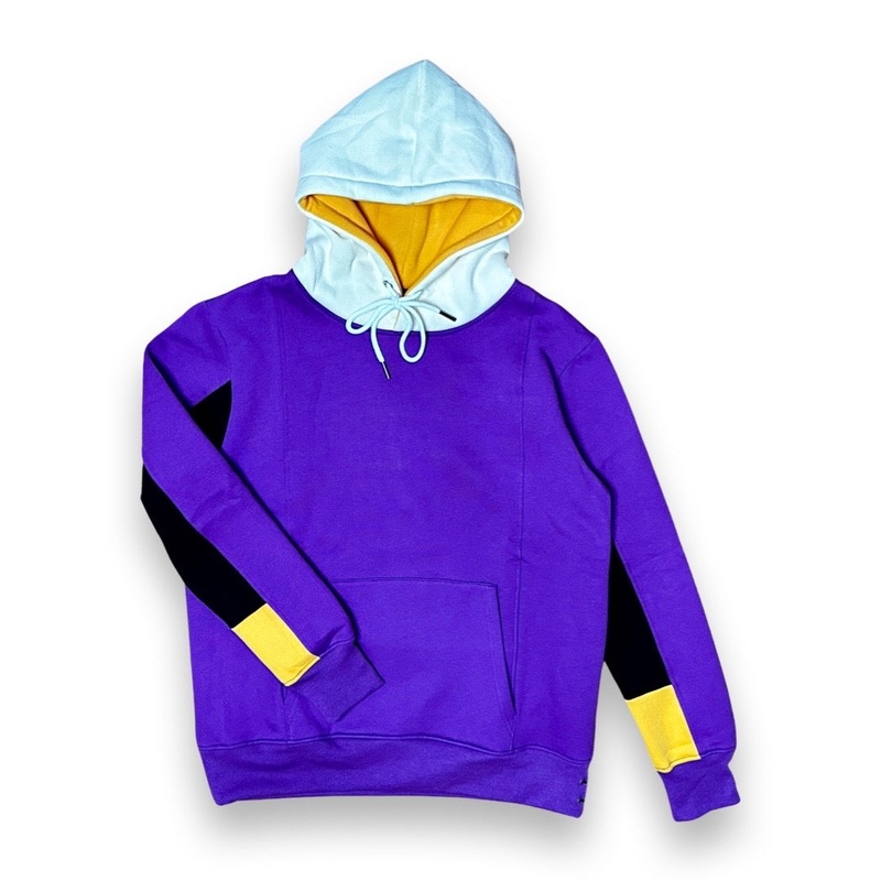 Paneled Hoodie – Purple Reign Small