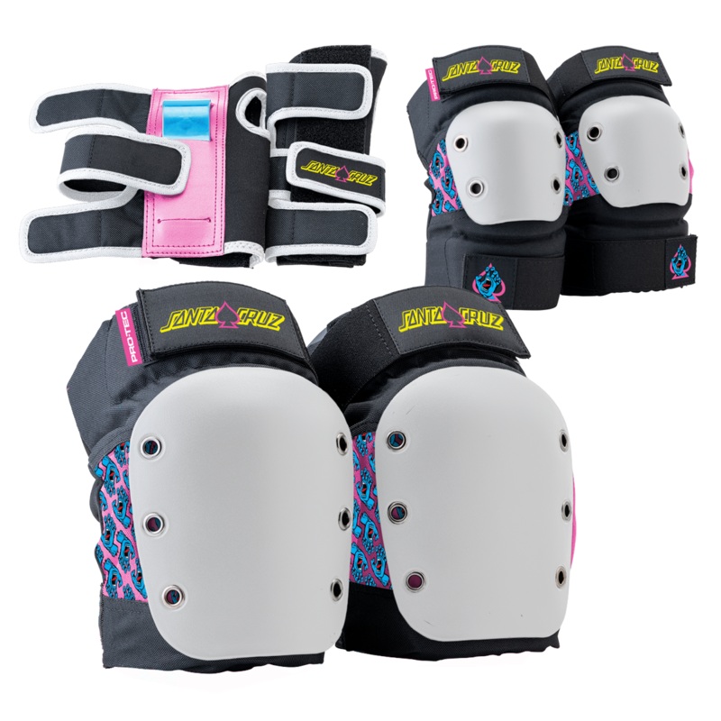 PRO-TEC X SANTA CRUZ STREET ADULT PAD SET SMALL