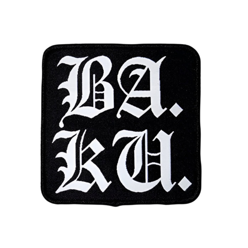 SKULL SKATES BAKU STACKED ENGLISH WOVEN PATCH MEDIUM