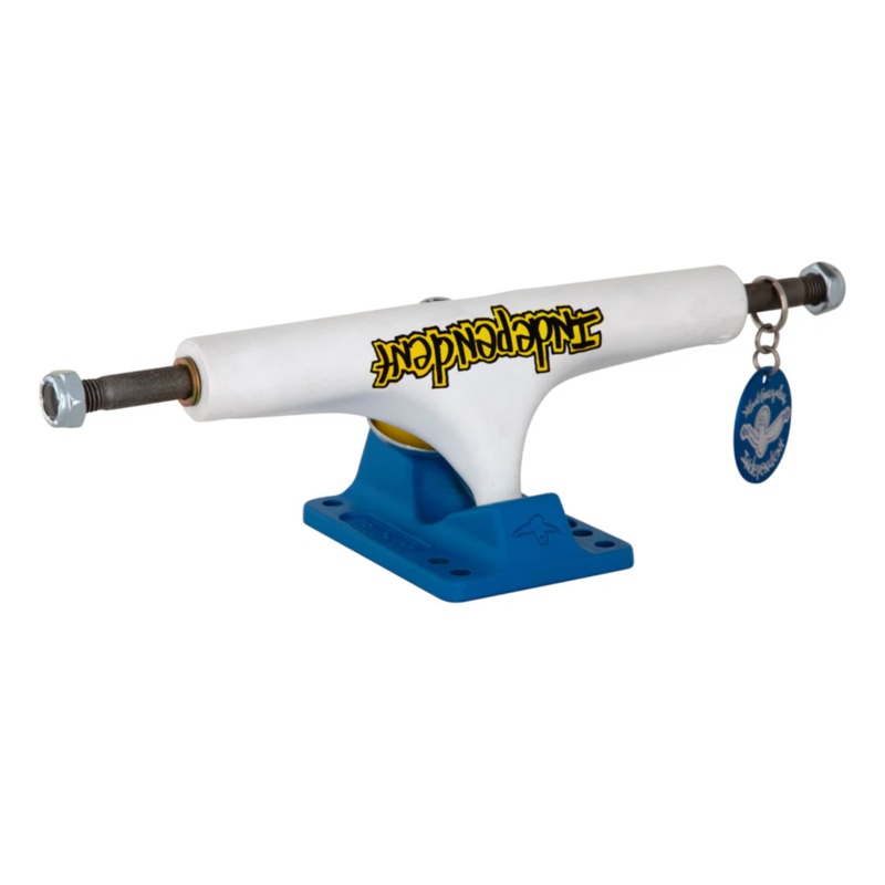 Stage 4 Mark Gonzales White / Blue Independent Skateboard Truck 146