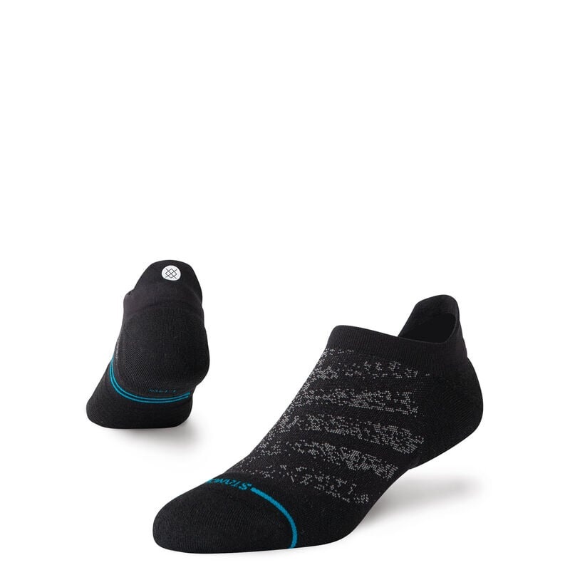 Stance Run Light Tab Black Ankle Socks L