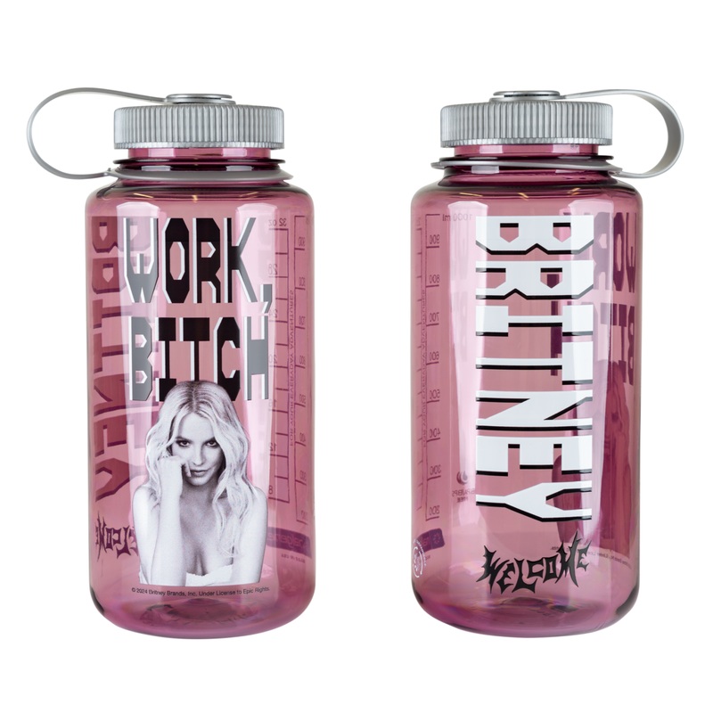 Britney Spears X Welcome – Work Bitch Nalgene Bottle – Pink