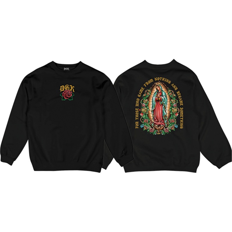 DGK GUADALUPE CREW/SWT BLACK S
