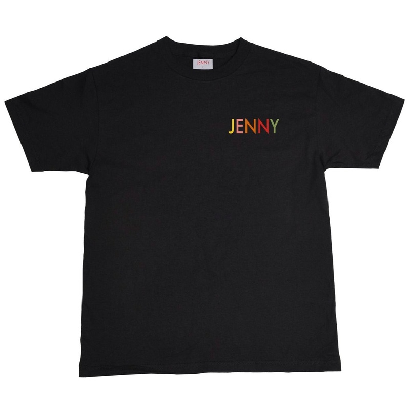 JENNY FLOWER SNEK T-SHIRT BLACK SMALL