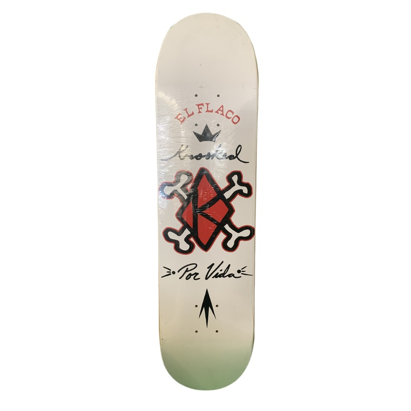 Krooked El Flaco Por Vida 7.75″ Classic Skateboard Deck