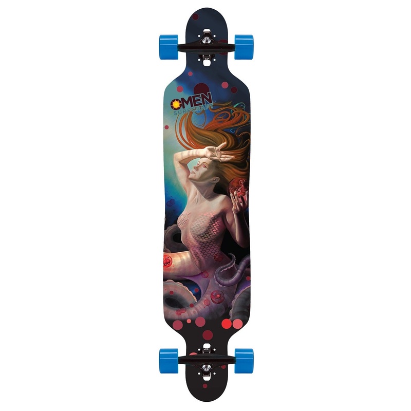 Omen Octopussy Drop Through Longboard Complete – 9.125″