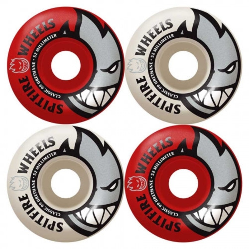 SPITFIRE BIGHEAD MASHUP RED/WHITE 99A 52MM