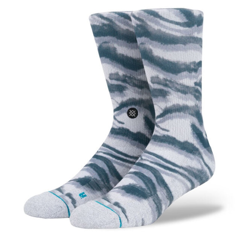 Stance Harden Athletic Camo Crew Socks – Heather Grey L