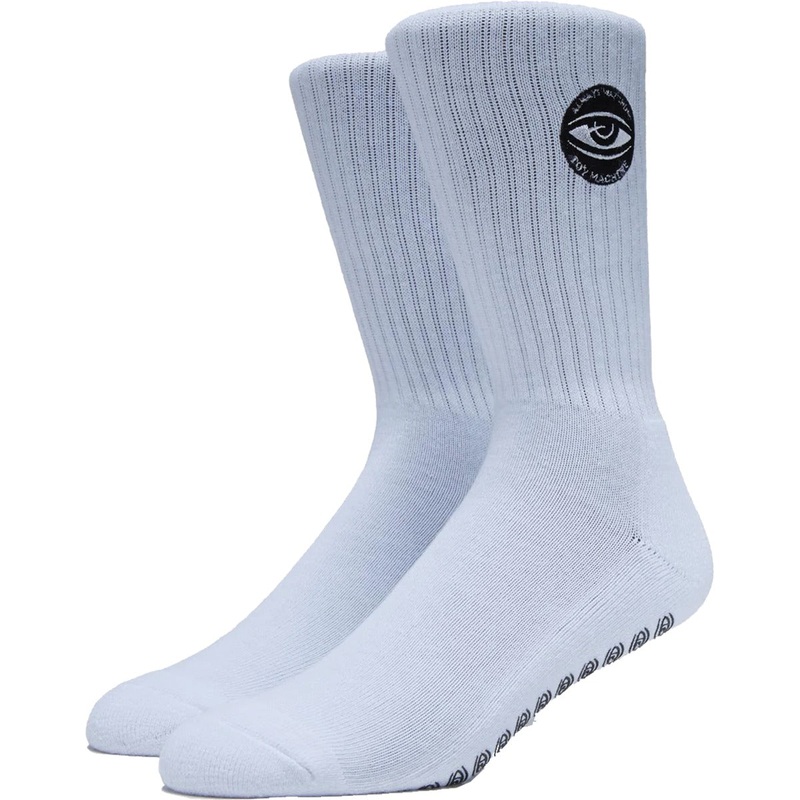 Toy Machine Always Watching Grip White Socks