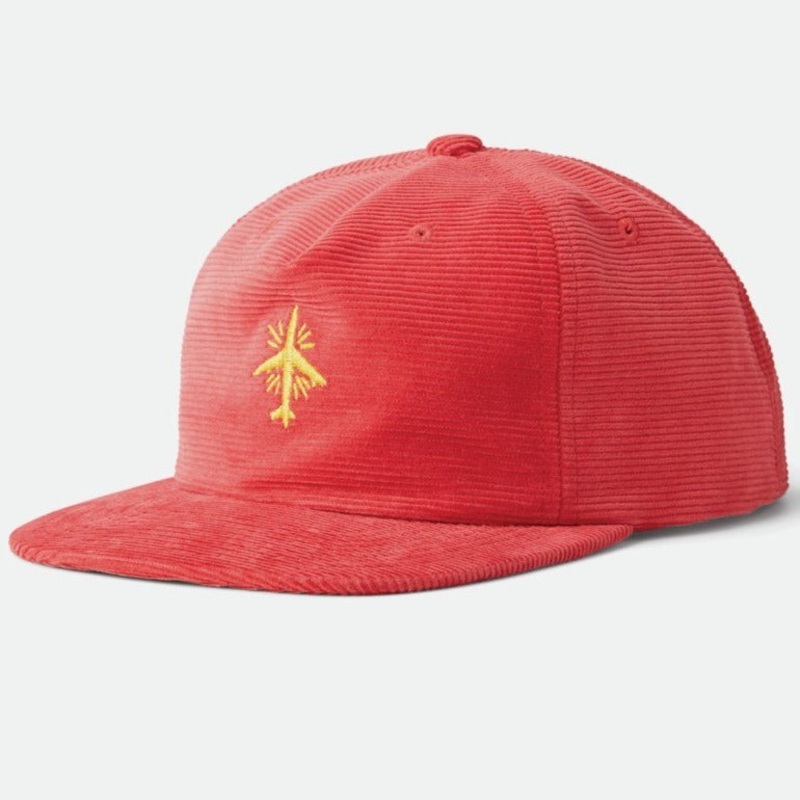 BRIXTON SNAPBACK MEDIUM PROFILE MODE CORD RED