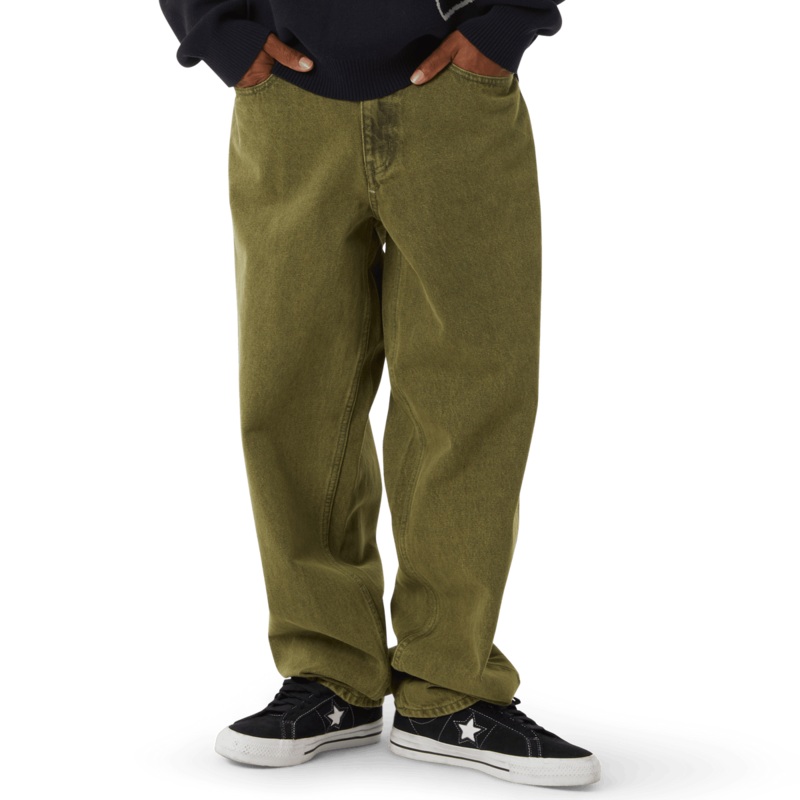 HUF CROMER WASHED PANT DRIED HERB 30