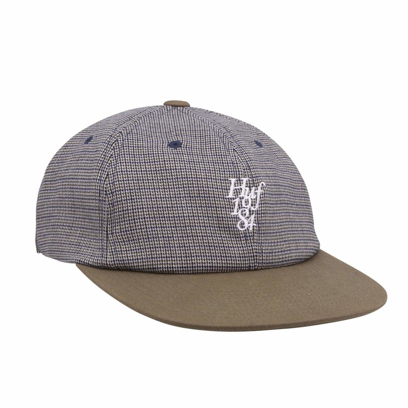 HUF MICRO HOUNDSTOOTH GREEN 6 PANEL