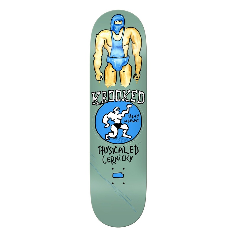 Krooked Eddie Cernicky Physical Ed Deck 8.25″