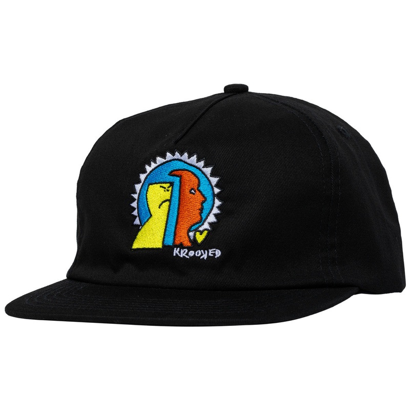 KROOKED MAD BACK SNAPBACK BLACK