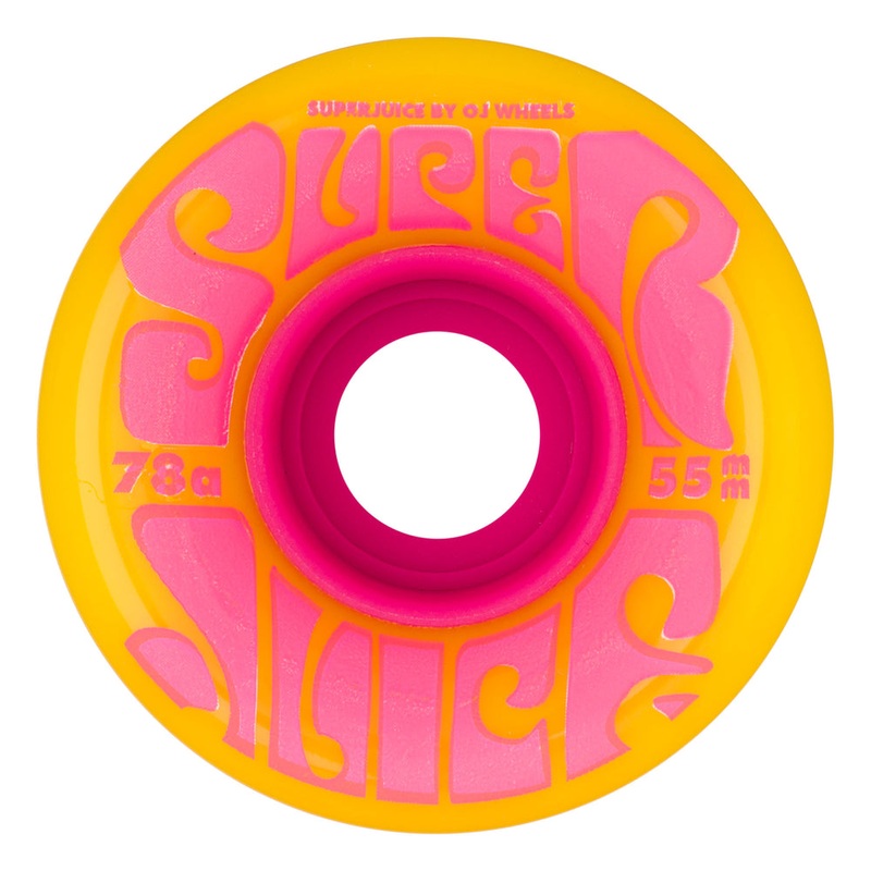 OJ WHEELS MINI SUPER JUICE BLAZING YELLOW 78A (55MM) 55MM
