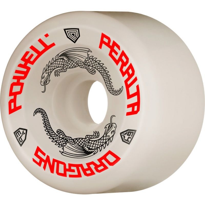 Powell Peralta Dragon Formula Wheels 64x36mm 93A – Off White (Set of 4)
