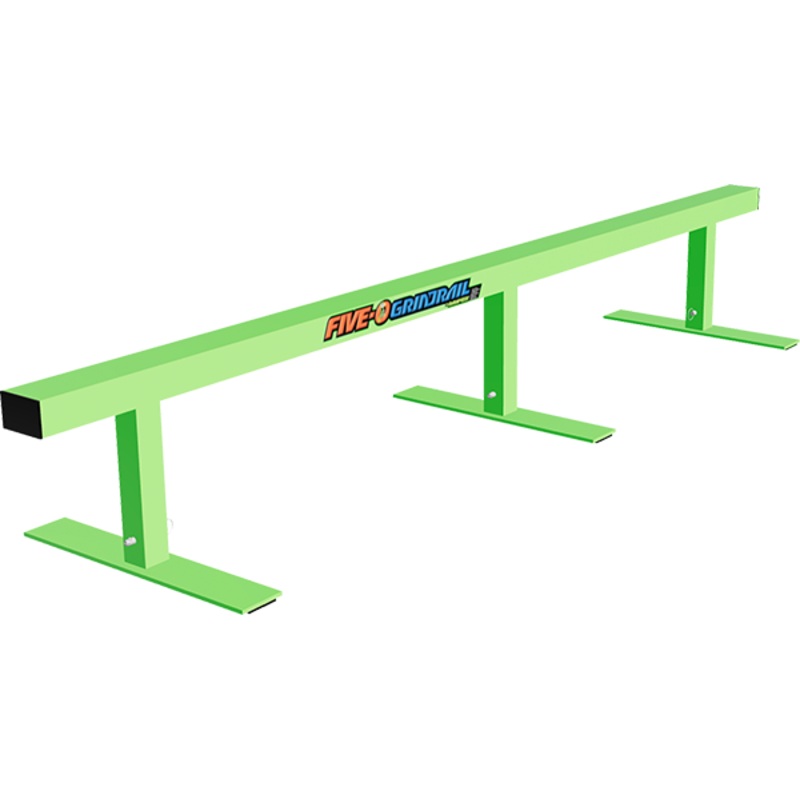 RAMPTECH 5-0 GRIND RAIL – SQUARE TUBE 79 GREEN