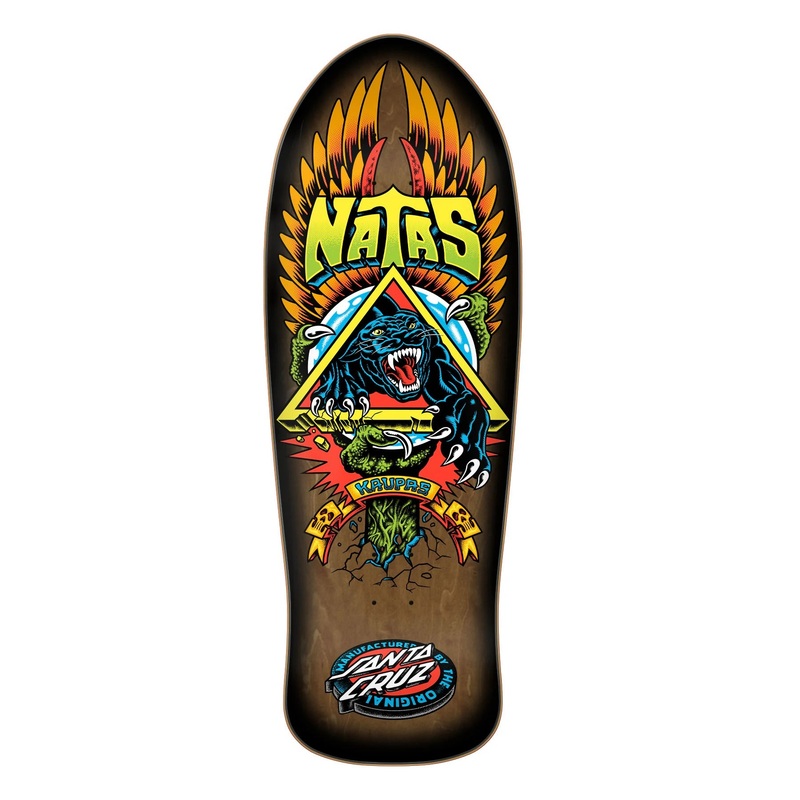 Santa Cruz Natas SC Panther Reissue Skateboard Deck – 10.538