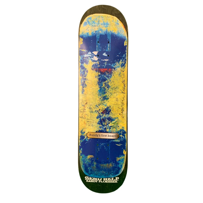 Send Help Randy Ploesser Randy’s First Board 8.125″ Classic Skateboard Deck