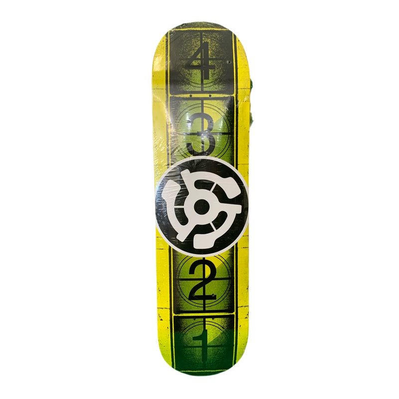 Stereo Countdown Yellow/Green 8.125″ Classic Skateboard Deck