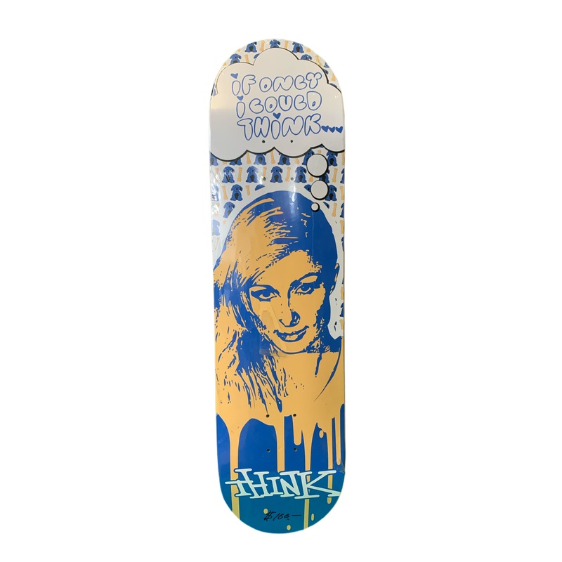 Think If Only I Could Think 8″ Classic Skateboard Deck