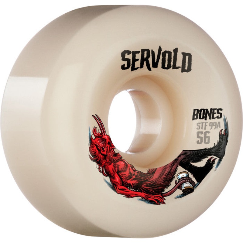 BONES WHEELS STF DAKOTA SERVOLD TRAPPED V6 WIDE CUT 99A (54MM/56MM) 54MM