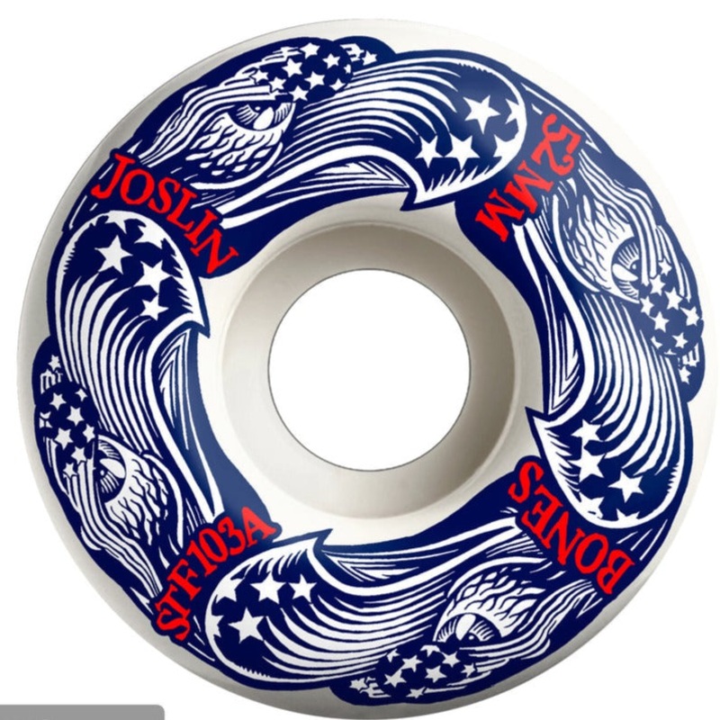 BONES WHEELS STF JOSLIN FREEDOM FOURSOME V1 STANDARD 103A (52MM/54MM) 52MM