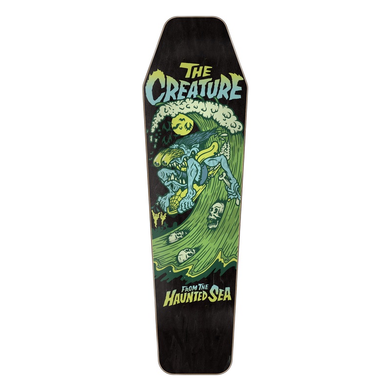 CREATURE DECK HAUNTED SEA COFFIN SHAPE (8.47″) 8.47″