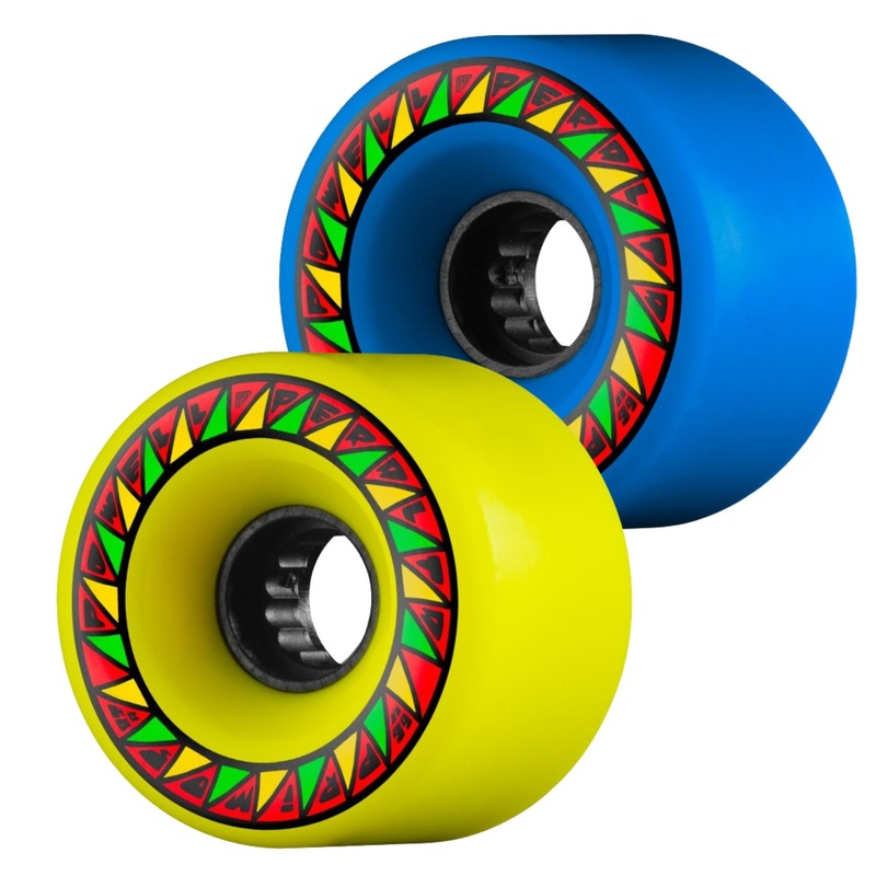 Powell Peralta: 66mm Primo 82a Longboard Skateboard Wheels 82a Yellow