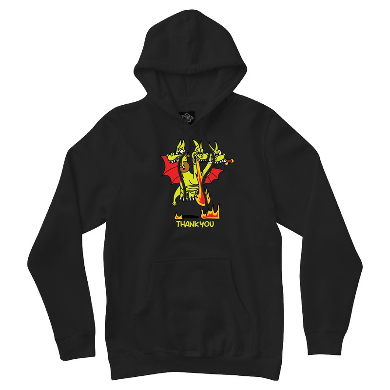 3 Monster Hoodie BLACK S